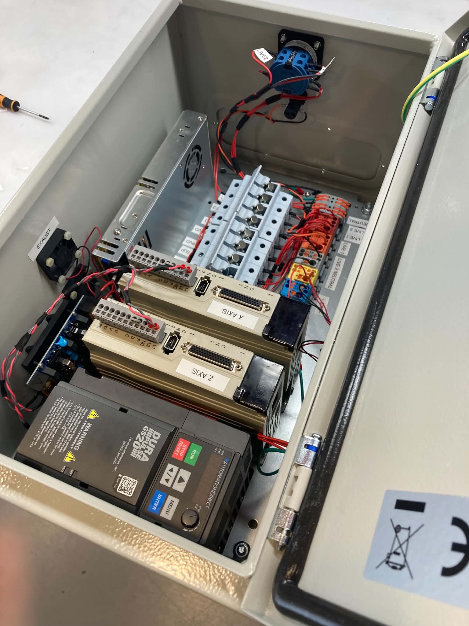 Électronique de la machine CNC Schoppmann